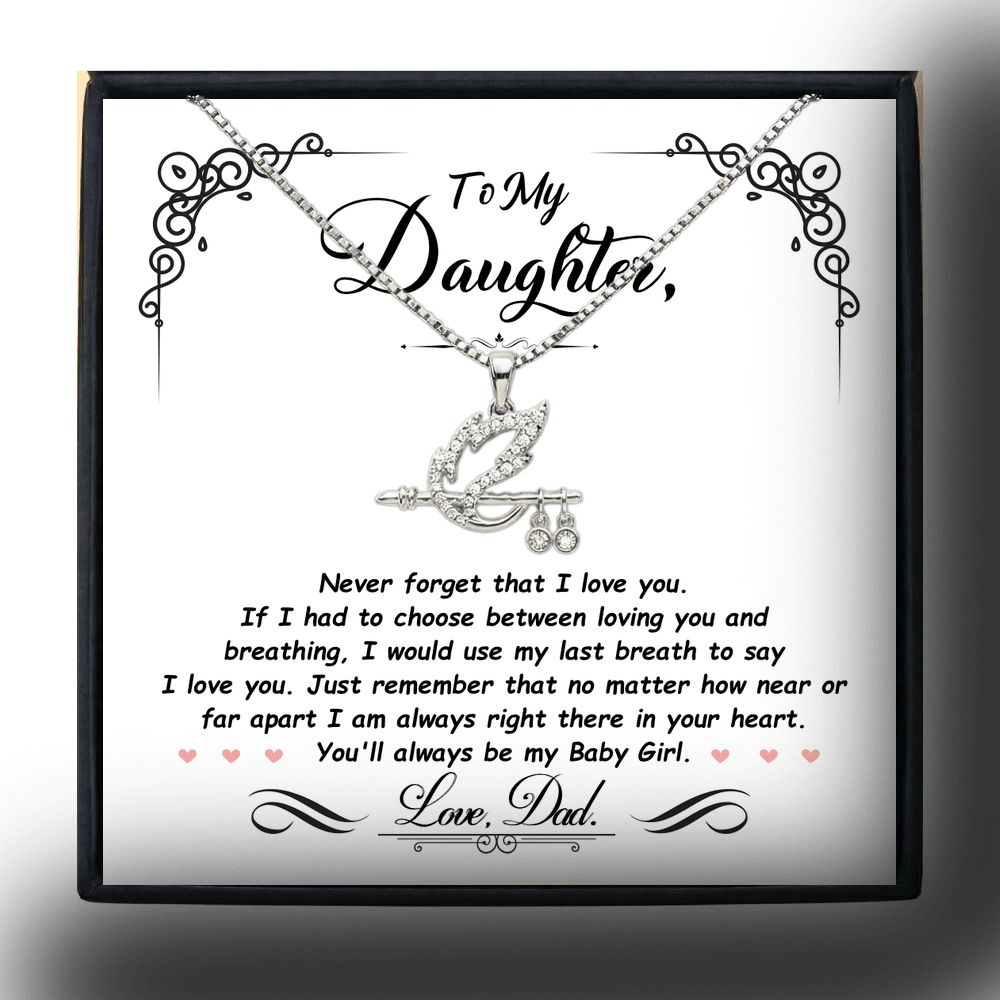 To My Daughter - Shree Krishna Bansuri Pendant Necklace