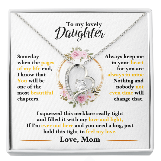 To My Daughter - Forever Love Necklace