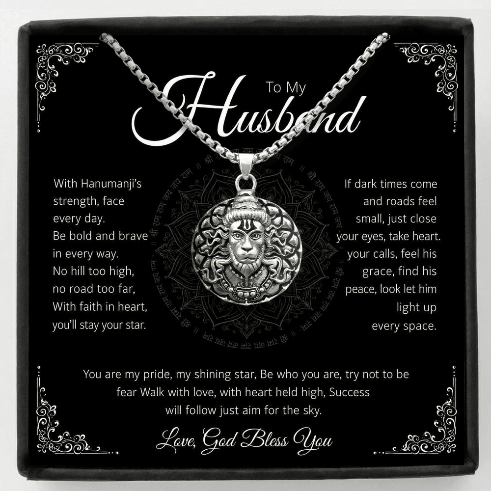 To My Husband - Hanuman Pendant
